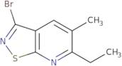 3-Bromo-6-ethyl-5-methyl-[1,2]thiazolo[5,4-b]pyridine