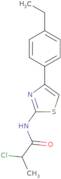 2-Chloro-N-[4-(4-ethylphenyl)-1,3-thiazol-2-yl]propanamide