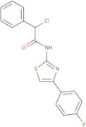 2-Chloro-N-[4-(4-fluoro-phenyl)-thiazol-2-yl]-2-phenyl-acetamide