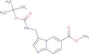 1-[6-Chloro-2-(4-fluoro-phenyl)-imidazo[1,2-a]-pyridin-3-ylmethyl]-piperidine-4-carboxylic acid