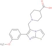 1-[6-(3-Methoxy-phenyl)-imidazo[2,1-b]thiazol-5-ylmethyl]-piperidine-4-carboxylic acid