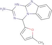 4-(5-Methyl-2-furyl)-1,4-dihydro[1,3,5]triazino[1,2-a]benzimidazol-2-amine