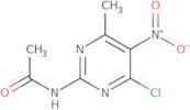 N-(4-Chloro-6-methyl-5-nitropyrimidin-2-yl)acetamide