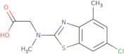 N-(6-Chloro-4-methyl-1,3-benzothiazol-2-yl)-N-methylglycine