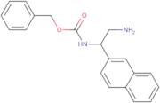 Benzyl N-[2-amino-1-(naphthalen-2-yl)ethyl]carbamate