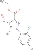 Ethyl 5-bromo-1-(2,4-dichlorophenyl)-4-formyl-1H-pyrazole-3-carboxylate