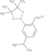 4-Isopropyl-2-(4,4,5,5-tetramethyl-1,3,2-dioxaborolan-2-yl)benzaldehyde