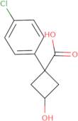1-(4-Chlorophenyl)-3-hydroxycyclobutane-1-carboxylic acid