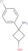 3-Amino-3-(4-chlorophenyl)cyclobutan-1-ol