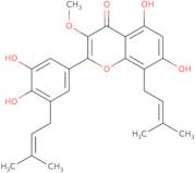 5,7,3',4'-Tetrahydroxy-3-methoxy-8,5'-diprenylflavone