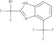 2-[Bromo(difluoro)methyl]-4-(trifluoromethyl)-1H-benzimidazole