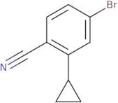 4-Cyano-3-cyclopropylbromobenzene