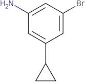 5-Amino-3-cyclopropylbromobenzene