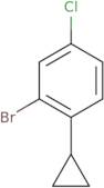 2-Bromo-4-chloro-1-cyclopropylbenzene