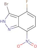 3-Bromo-4-fluoro-7-nitro-1H-indazole