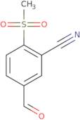 5-Formyl-2-methanesulfonylbenzonitrile