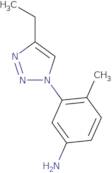 3-(4-Ethyl-1H-1,2,3-triazol-1-yl)-4-methylaniline