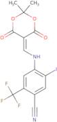 4-{[(2,2-Dimethyl-4,6-dioxo-1,3-dioxan-5-ylidene)methyl]amino}-5-iodo-2-(trifluoromethyl)benzonitrile
