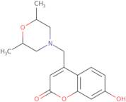 4-{[Cis-2,6-dimethylmorpholin-4-yl]methyl}-7-hydroxy-2H-chromen-2-one