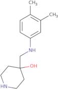 4-{[(3,4-Dimethylphenyl)amino]methyl}piperidin-4-ol