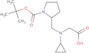 2-[(Carboxymethyl-cyclopropyl-amino)-methyl]-pyrrolidine-1-carboxylic acid tert-butyl ester