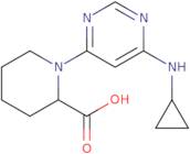 1-(6-Cyclopropylamino-pyrimidin-4-yl)-piperidine-2-carboxylic acid