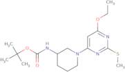 [1-(6-Ethoxy-2-methylsulfanyl-pyrimidin-4-yl)-piperidin-3-yl]-carbamic acid tert-butyl ester