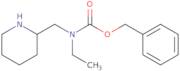 Ethyl-piperidin-2-ylmethyl-carbamic acid benzyl ester