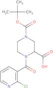 4-(2-Chloro-pyridine-3-carbonyl)-piperazine-1,3-dicarboxylic acid 1-tert-butyl ester
