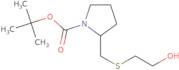 2-(2-Hydroxy-ethylsulfanylmethyl)-pyrrolidine-1-carboxylic acid tert-butyl ester