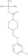 4-(6-Chloro-pyrimidin-4-ylsulfanylmethyl)-piperidine-1-carboxylic acid tert-butyl ester