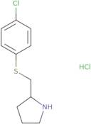 2-(4-Chloro-phenylsulfanylmethyl)-pyrrolidine hydrochloride
