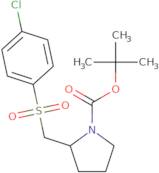 2-(4-Chloro-benzenesulfonylmethyl)-pyrrolidine-1-carboxylic acid tert-butyl ester