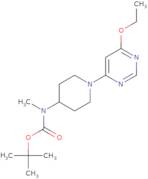 [1-(6-Ethoxy-pyrimidin-4-yl)-piperidin-4-yl]-methyl-carbamic acid tert-butyl ester