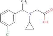 {[1-(3-Chloro-phenyl)-ethyl]-cyclopropyl-amino}-acetic acid