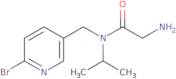 2-Amino-N-(6-bromo-pyridin-3-ylmethyl)-N-isopropyl-acetamide