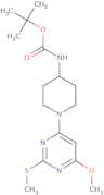 [1-(6-Methoxy-2-methylsulfanyl-pyrimidin-4-yl)-piperidin-4-yl]-carbamic acid tert-butyl ester