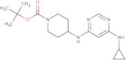 4-(6-Cyclopropylamino-pyrimidin-4-ylamino)-piperidine-1-carboxylic acid tert-butyl ester