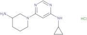 [6-(3-Amino-piperidin-1-yl)-pyrimidin-4-yl]-cyclopropyl-amine hydrochloride