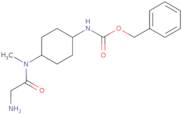 {4-[(2-Amino-acetyl)-methyl-amino]-cyclohexyl}-carbamic acid benzyl ester