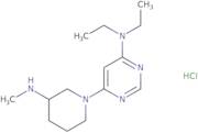 Diethyl-[6-(3-methylamino-piperidin-1-yl)-pyrimidin-4-yl]-amine hydrochloride