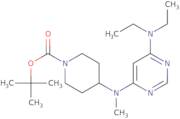 4-[(6-Diethylamino-pyrimidin-4-yl)-methyl-amino]-piperidine-1-carboxylic acid tert-butyl ester