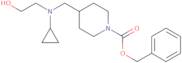 4-{[Cyclopropyl-(2-hydroxy-ethyl)-amino]-methyl}-piperidine-1-carboxylic acid benzyl ester