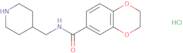 2,3-Dihydro-benzo[1,4]dioxine-6-carboxylic acid (piperidin-4-ylmethyl)-amide hydrochloride