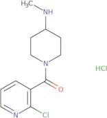 (2-Chloro-pyridin-3-yl)-(4-methylamino-piperidin-1-yl)-methanone hydrochloride