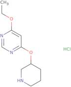 4-Ethoxy-6-(piperidin-3-yloxy)-pyrimidine hydrochloride