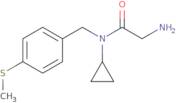 2-Amino-N-cyclopropyl-N-(4-methylsulfanyl-benzyl)-acetamide