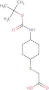 (4-tert-Butoxycarbonylamino-cyclohexylsulfanyl)-acetic acid