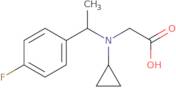{Cyclopropyl-[1-(4-fluoro-phenyl)-ethyl]-amino}-acetic acid