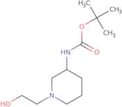 tert-Butyl N-[1-(2-hydroxyethyl)piperidin-3-yl]carbamate